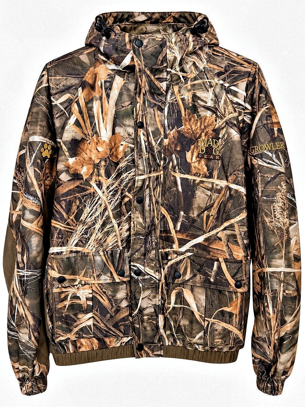 Mad Dog Gear Growler H086 Camo Hunting Jacket Men’s M Hooded Waterproof LIKE NEW
